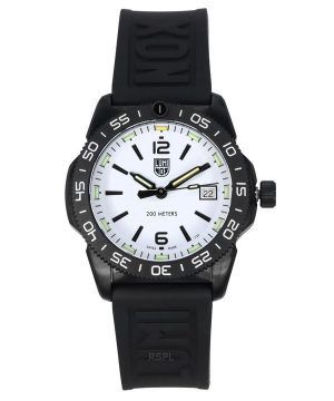 Luminox Pacific Diver Ripple gummirem White Dial Quartz XS.3127M 200M herrklocka