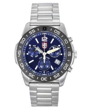 Luminox Pacific Diver Chronograph rostfritt stål Blue Dial Quartz XS.3144 200M herrklocka