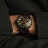 AVI-8 Dambuster Chadwick Meca-Quartz Coal Black Läderrem Black Dial AV-4113-03 Herrklocka