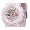 Casio Baby-G Analog Digital Aqua Planet Collaboration Rosa Bio Based Resin Quartz BA-110AQ-4A 200M Damklocka