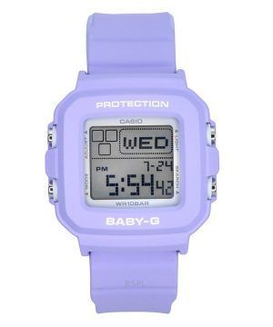 Casio Baby-G Plus Digital 30-årsjubileumsarmband i lila harts Quartz BGD-10K-6 100M damklocka med specialhållare