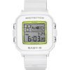 Casio Baby-G Plus Digital 30-årsjubileum vit hartsrem Quartz BGD-10K-7 100M damklocka med specialhållare