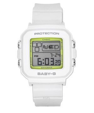 Casio Baby-G Plus Digital 30-årsjubileum vit hartsrem Quartz BGD-10K-7 100M damklocka med specialhållare