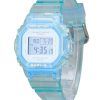 Casio Baby-G Digital Summer Jelly Transparent Ljusblå Resin Armband Quartz BGD-565SJ-2 100M Damklocka