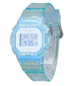 Casio Baby-G Digital Summer Jelly Transparent Ljusblå Resin Armband Quartz BGD-565SJ-2 100M Damklocka