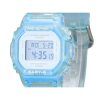 Casio Baby-G Digital Summer Jelly Transparent Ljusblå Resin Armband Quartz BGD-565SJ-2 100M Damklocka