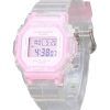 Casio Baby-G Digital Summer Jelly Transparent Rosa Resin Armband Quartz BGD-565SJ-7 100M Damklocka