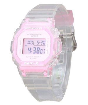 Casio Baby-G Digital Summer Jelly Transparent Rosa Resin Armband Quartz BGD-565SJ-7 100M Damklocka