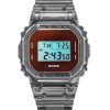 Casio G-Shock Digital Grå Translucent Resin Armband Quartz DW-5600TLS-8 200M herrklocka