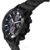 Casio Edifice Sospensione Analog Chronograph Black Ion Rostfritt stål Black Dial Solar EQS-960DC-1AV 100M herrklocka