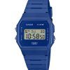 Casio POP Digital Blue Bio Based Resin Strap Quartz F-91WB-2A1 unisexklocka