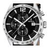 Festina Timeless Chronograph Läderrem Black Dial Quartz F16760-4 Herrklocka