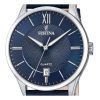 Festina Classics Läderrem Blue Dial Quartz F20426-2 100M herrklocka