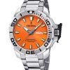 Festina The originals Stainless Steel Orange Dial Quartz Diver',s F20665-5 200M Herrklocka