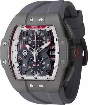 Invicta Racing Limited Edition Chronograph Titanium Case Grey Dial Quartz 47189 Herrklocka