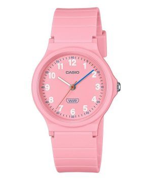 Casio Pop Analog Rosa Biobaserat Resin Armband Rosa Urtavla Quartz LQ-24B-4B Damklocka