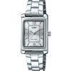 Casio Standard Analog Rostfritt Stål Silver Urtavla Quartz LTP-1234DD-7A Damklocka