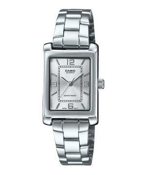 Casio Standard Analog Rostfritt Stål Silver Urtavla Quartz LTP-1234DD-7A Damklocka