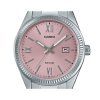 Casio Standard Analog Rostfritt stål Rosa Urtavla Quartz LTP-1302DD-4A1V Damklocka