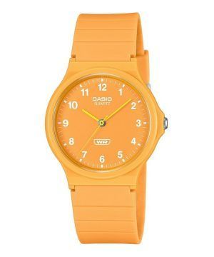 Casio POP Analog Bio Based Resin Armband Orange Urtavla Quartz MQ-24B-9B unisexklocka