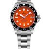 Ratio FreeDiver GMT Series Safir Rostfritt Stål Orange Urtavla Automatisk RTF055 200M Herrklocka