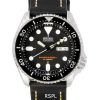 Seiko Automatic Diver's Ratio Black Leather SKX007J1-LS2 200M Herrklocka