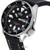 Seiko Automatic Diver's Ratio Black Leather SKX007J1-LS2 200M Herrklocka