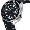 Seiko Automatic Diver's Ratio Black Leather SKX007K1-LS2 200M Herrklocka