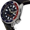 Seiko Automatic Diver's Ratio Black Leather SKX009K1-LS2 200M Herrklocka