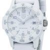 Luminox läderbaksida havet Turtle 0300-serien Quartz XS.0307.WO mäns Watch