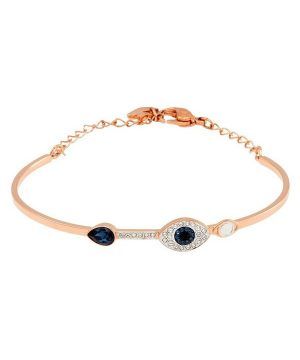 Swarovski Symbolica Blue Evil Eye Mixed Metal Finish Armring 5171991 För kvinnor