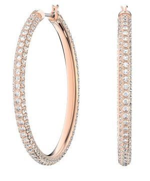 Swarovski Dextera Hoop Rose Gold-tone örhängen 5383938 för kvinnor