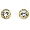 Swarovski Angelic Stud Pierced Gold-Tone Örhängen 5505470 För kvinnor