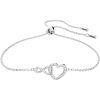 Swarovski Hyperbola Infinity And Heart Rhodium Armband 5524421 För kvinnor