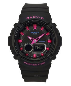 Casio Baby-G Analog Digital Resin Armband Svart Urtavla Quartz BGA-280DN-1A 100M Damklocka