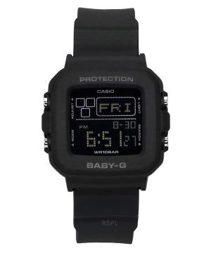 Casio Baby-G Digital Resin Armband Svart Urtavla Quartz BGD-10-1 100M Damklocka