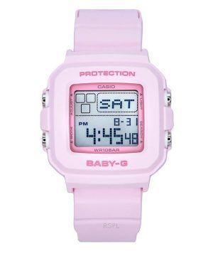 Casio Baby-G Digital Resin Armband Rosa Urtavla Quartz BGD-10-4 100M Damklocka