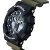 Casio G-Shock Analog Digital Resin Armband Black Dial Quartz GA-100TU-1A3 200M herrklocka