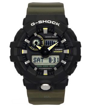 Casio G-Shock Analog Digital Resin Armband Black Dial Quartz GA-710TU-1A3 200M herrklocka