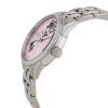 Hamilton Jazzmaster Rostfritt stål Rosa Open Heart Urtavla Automatisk H32215170 Damklocka