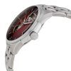 Hamilton Jazzmaster Rostfritt stål Burgundy Open Heart Urtavla Automatisk H32675170 Herrklocka