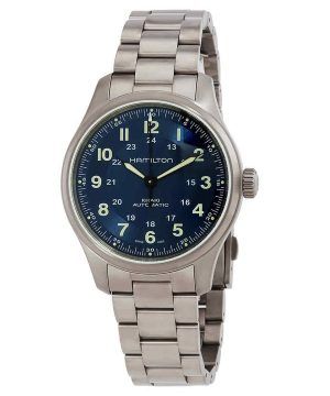 Hamilton Khaki Field Titanium Blue Dial Automatisk H70545140 100M herrklocka