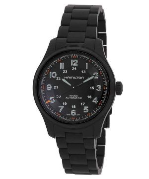 Hamilton Khaki Field Titanium Black Dial Automatisk H70665130 100M herrklocka