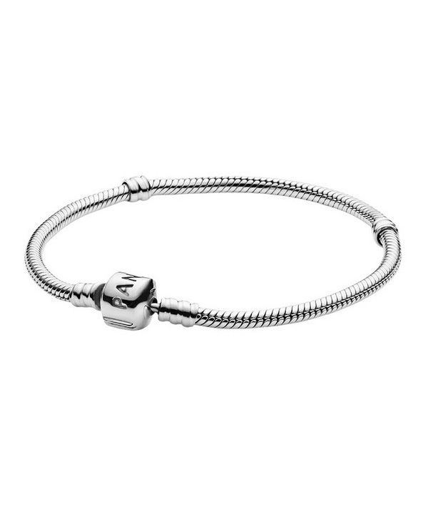 Pandora Moments Snake Chain Armband 590702HV-17 för kvinnor