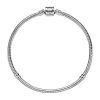 Pandora Moments Barrel Spänne Snake Chain Armband 598816C00-20 för kvinnor