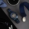 Maserati Successo Chronograph rostfritt stål Blue Dial Quartz R8873621040 Herrklocka