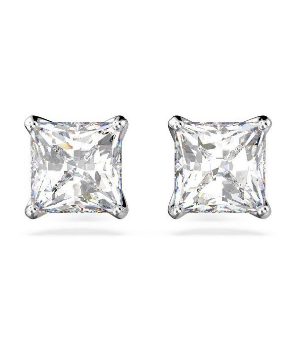 Swarovski Stilla Attract Rhodium Pläterade Och Zirconia Dubb Örhängen 5430365 För kvinnor