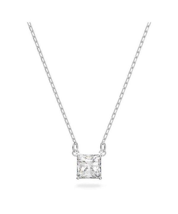 Swarovski Stilla Attract Rhodium Plated And Zirconia Halsband 5510696 För kvinnor