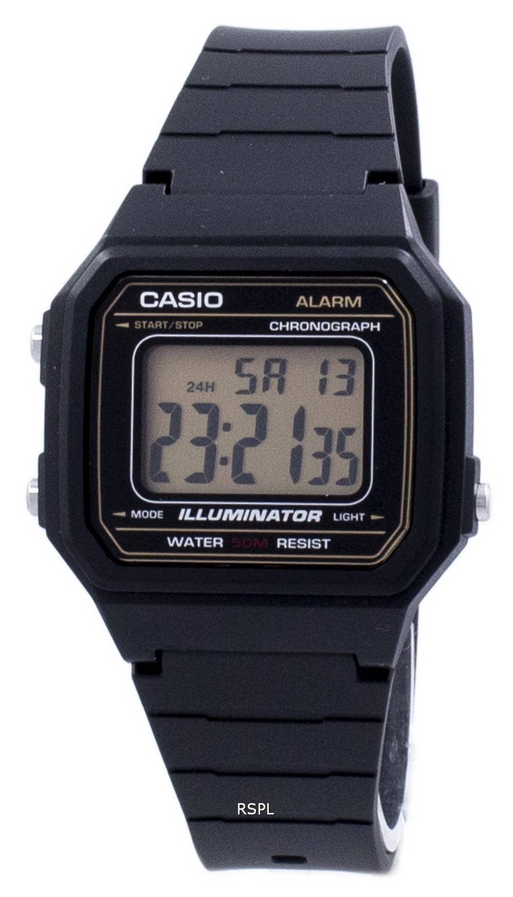 Casio Classic Illuminator Chronograph Alarm W-217H-9AV W217H-9AV Herrklocka