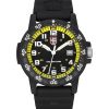 Luminox Leatherback Sea Turtle Giant polyuretanrem Black Dial Quartz XS.0325 100M herrklocka